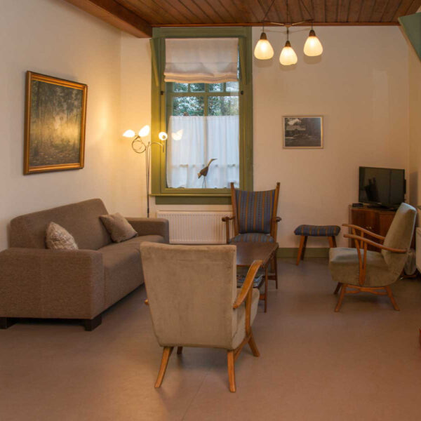 Sfeervolle huiskamer in een vakantiehuis in de Achterhoek