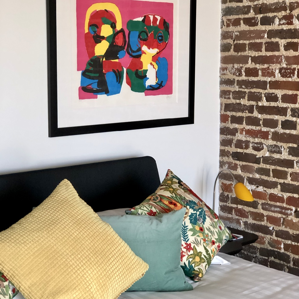 Logeren tussen kunst en kleur