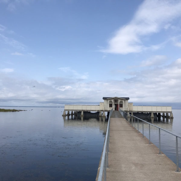 Sauna op het water op Öland