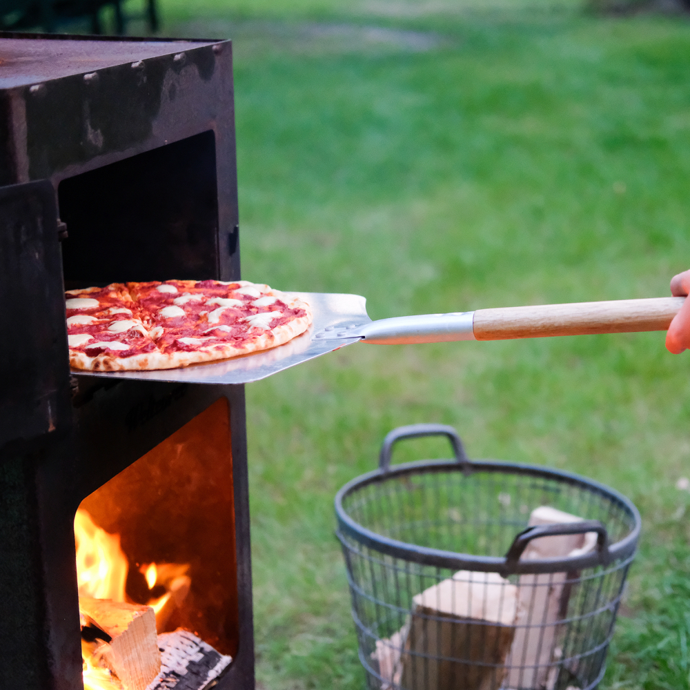 Pizza bakken in een Weltevree haard