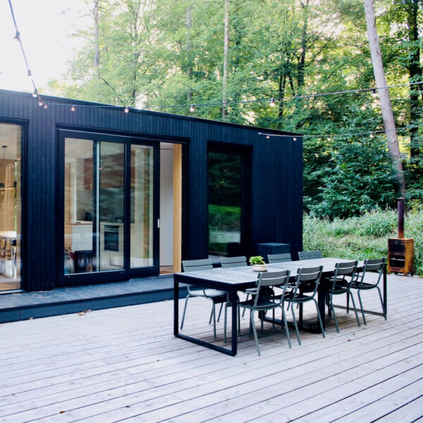 Duurzaam vakantiehuis in het bos