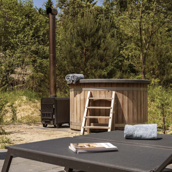 Hot tub in de tuin van je vakantiehuis