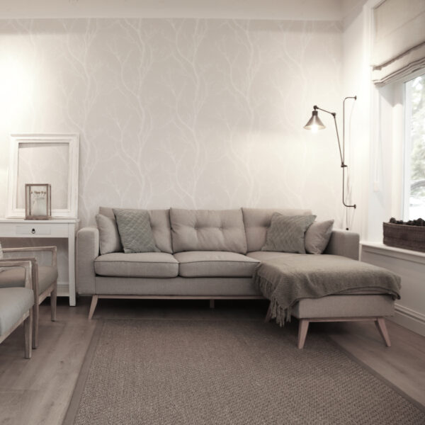 Zithoek in een appartement in Bergen