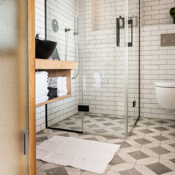 Badkamer van Hotel de Beerze in Brabant