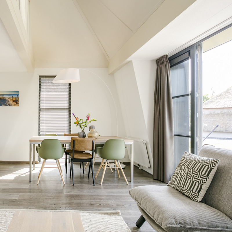 Vakantiehuis op een klein park aan zee
