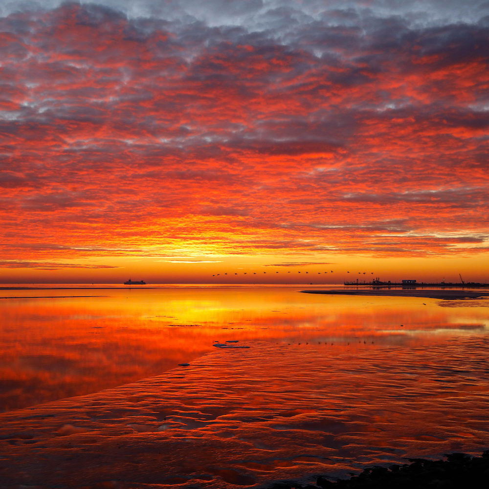Zonsondergang Ameland