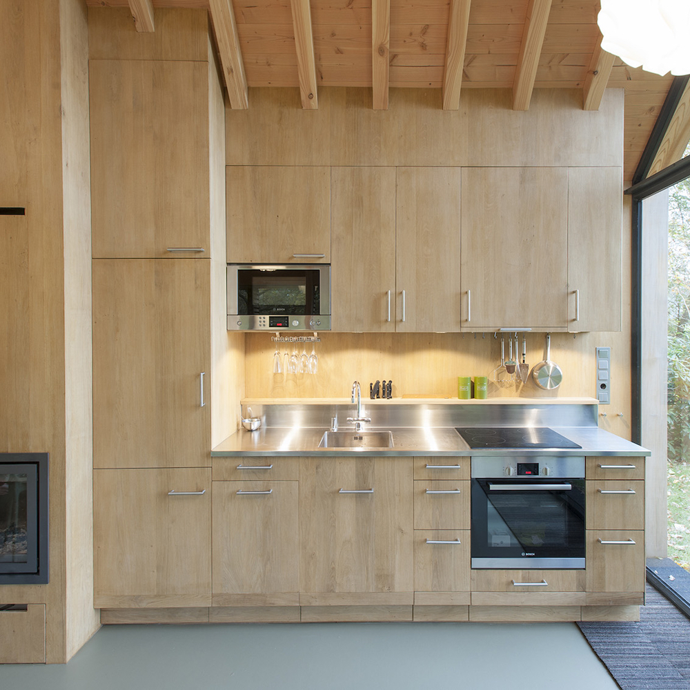 Design keuken in een dito vakantiehuis