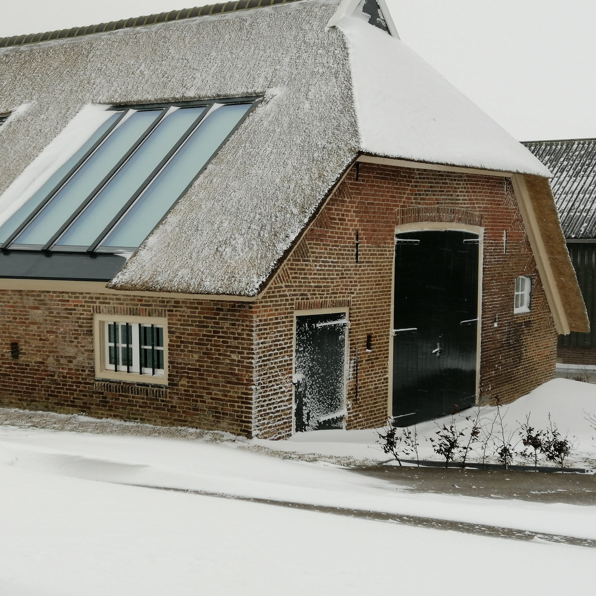Bed and breakfast in de sneeuw