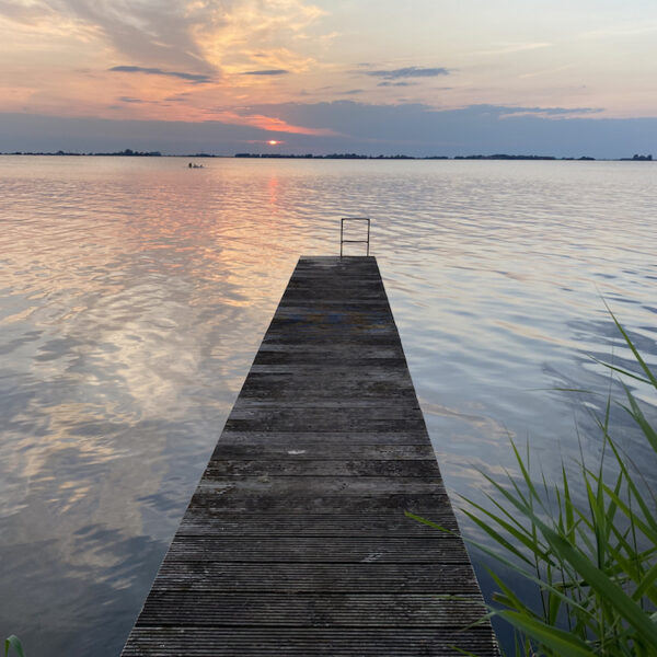 Steiger in een van de Friese Meren