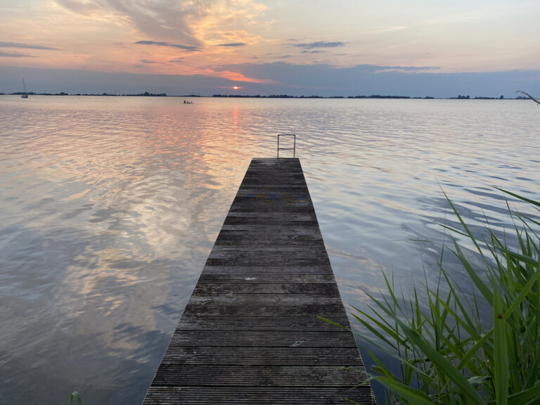 Steiger in een van de Friese Meren