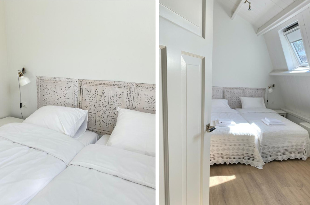 Lichte slaapkamers in de boutique appartementen