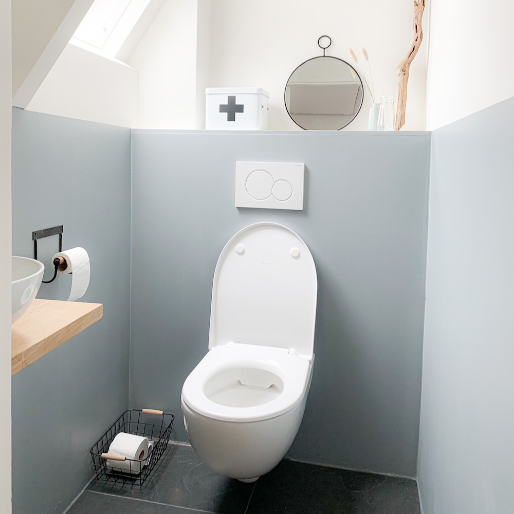 Toiletruimte in het vakantiehuis in Winsum