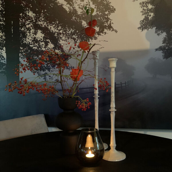 Kandelaars op tafel