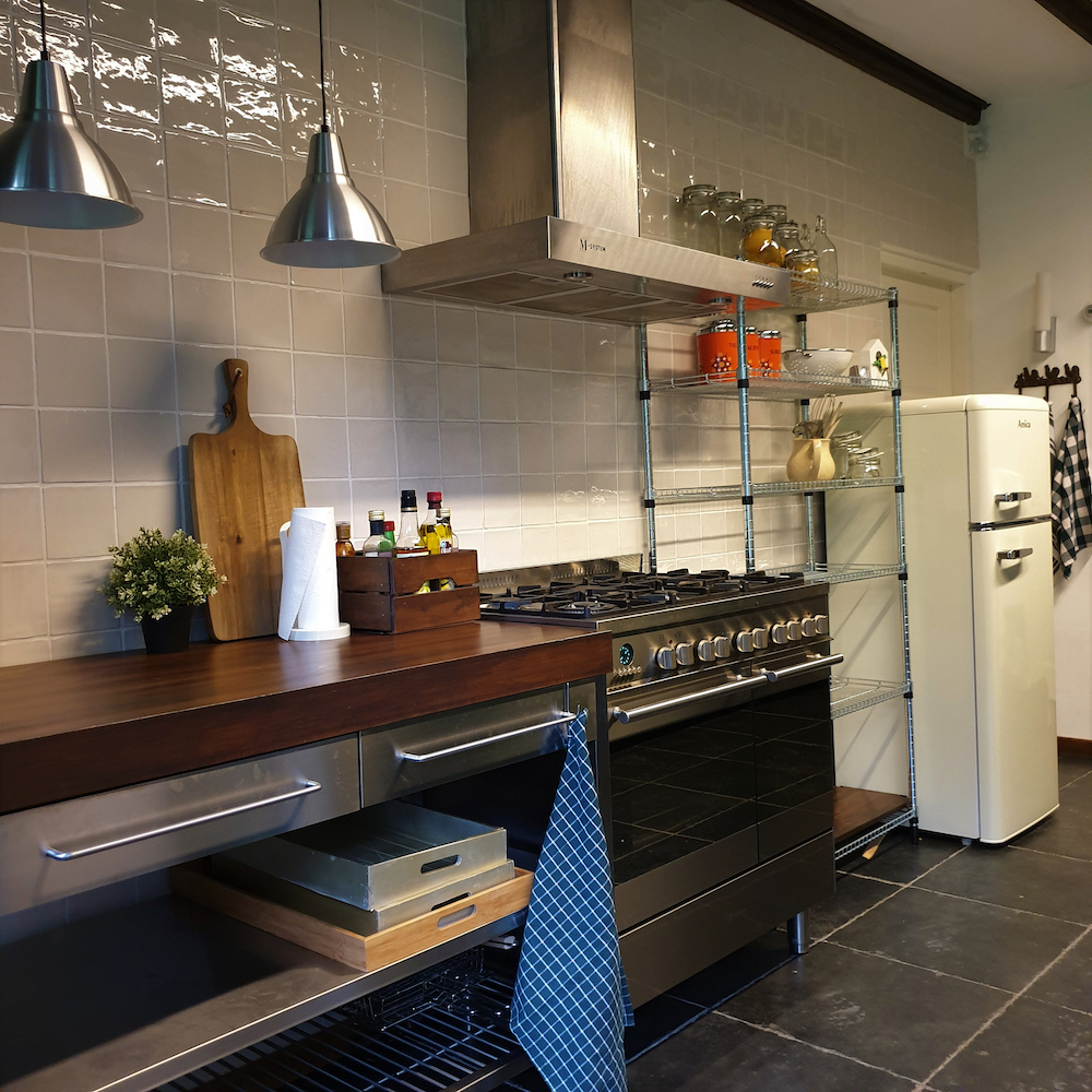 Keuken in het vakantiehuis in de Achterhoek