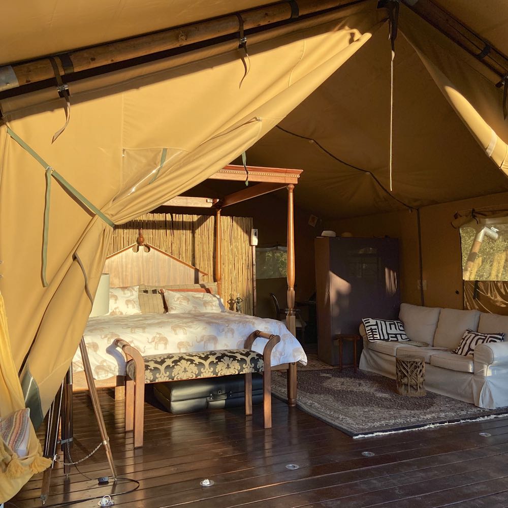 Open safaritent in Portugal