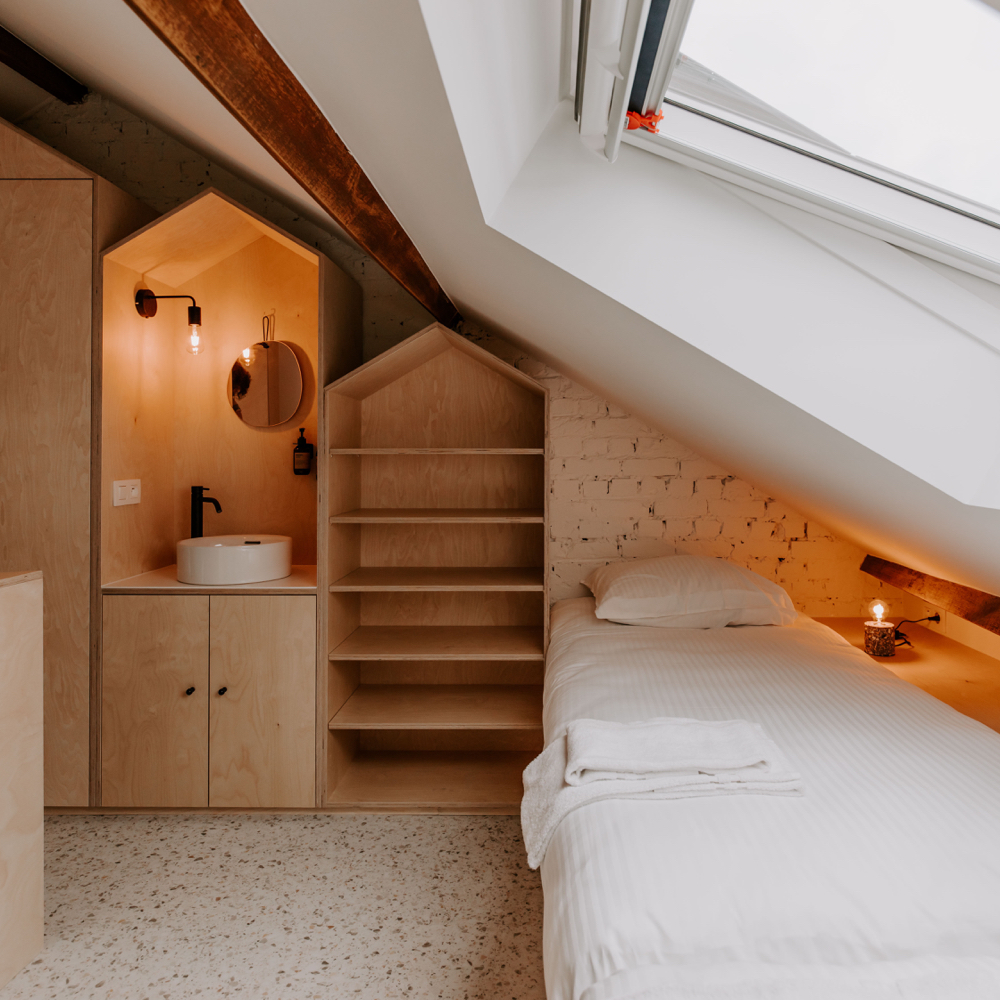 Slaapzolder voor vier personen