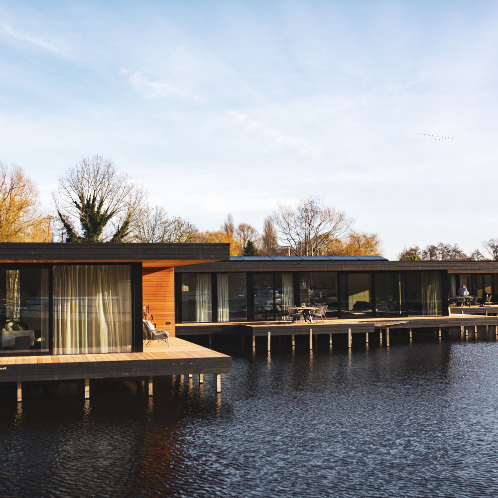 Exclusieve watervilla's in Kortenhoef