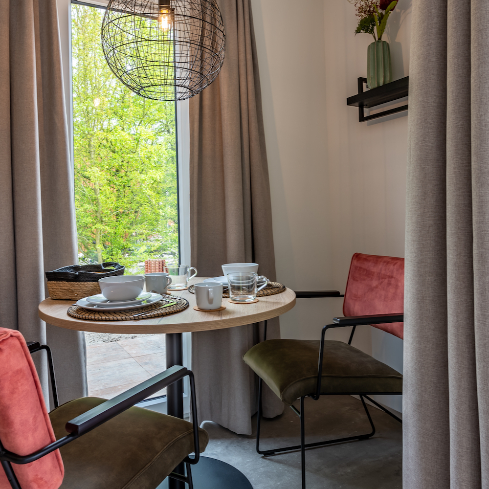 Ontbijten met uitzicht op de natuur in Zeeland