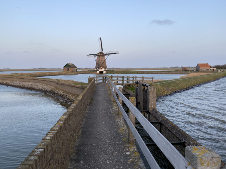 Molen aan de oostkant van Texel