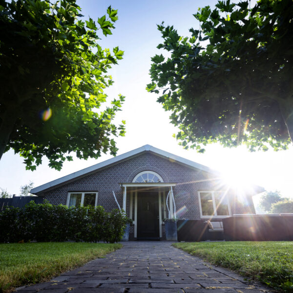 Groepsaccommodatie in het Vechtdal ochtendzon