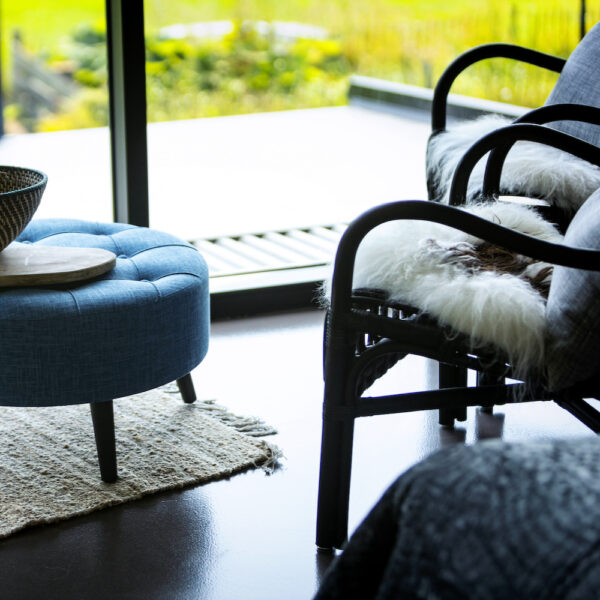 Zitje in de groepsaccommodatie in het Vechtdal