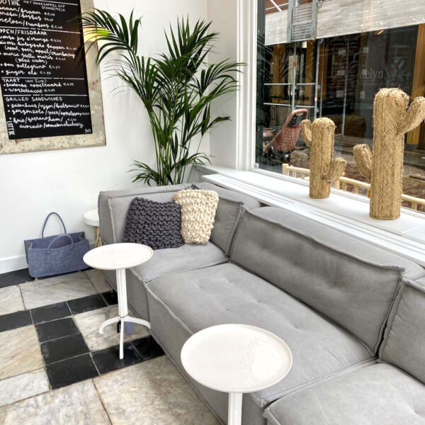 Zithoek in de koffiebar