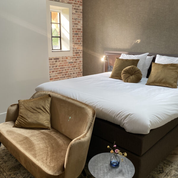 Een van de B&B kamers in Brabant