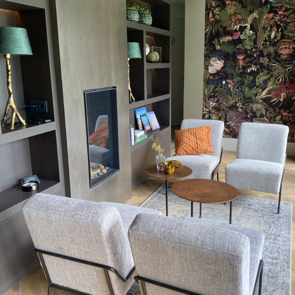Luxe woonkamer in B&B in Brabant