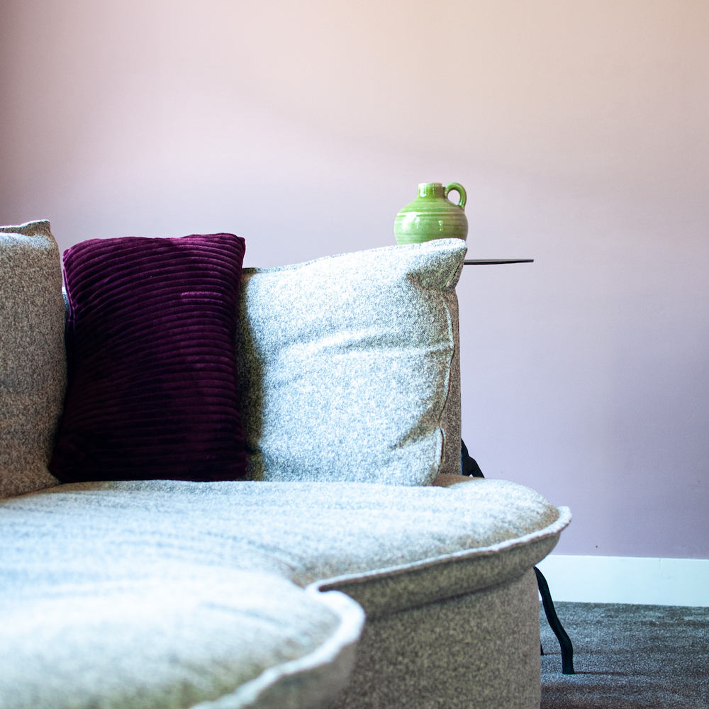 Detail zitkamer in het vakantiehuis