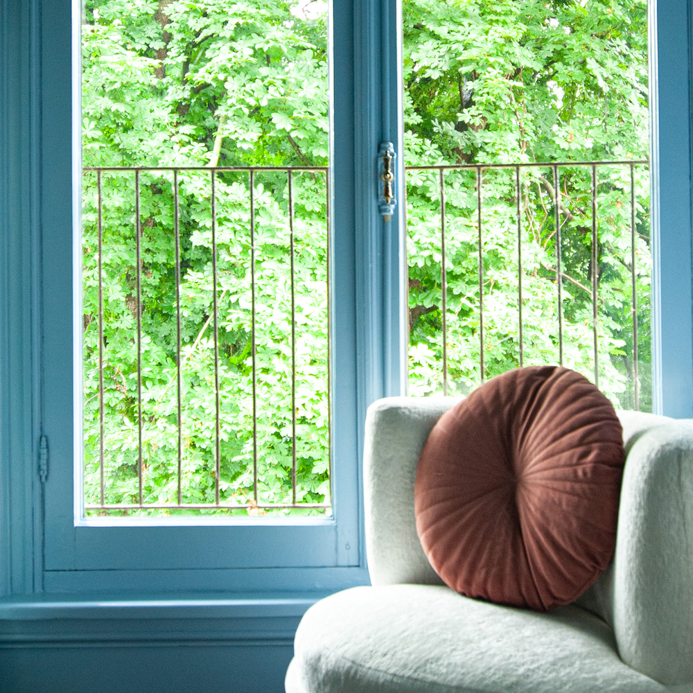 Zitje in het vakantiehuis