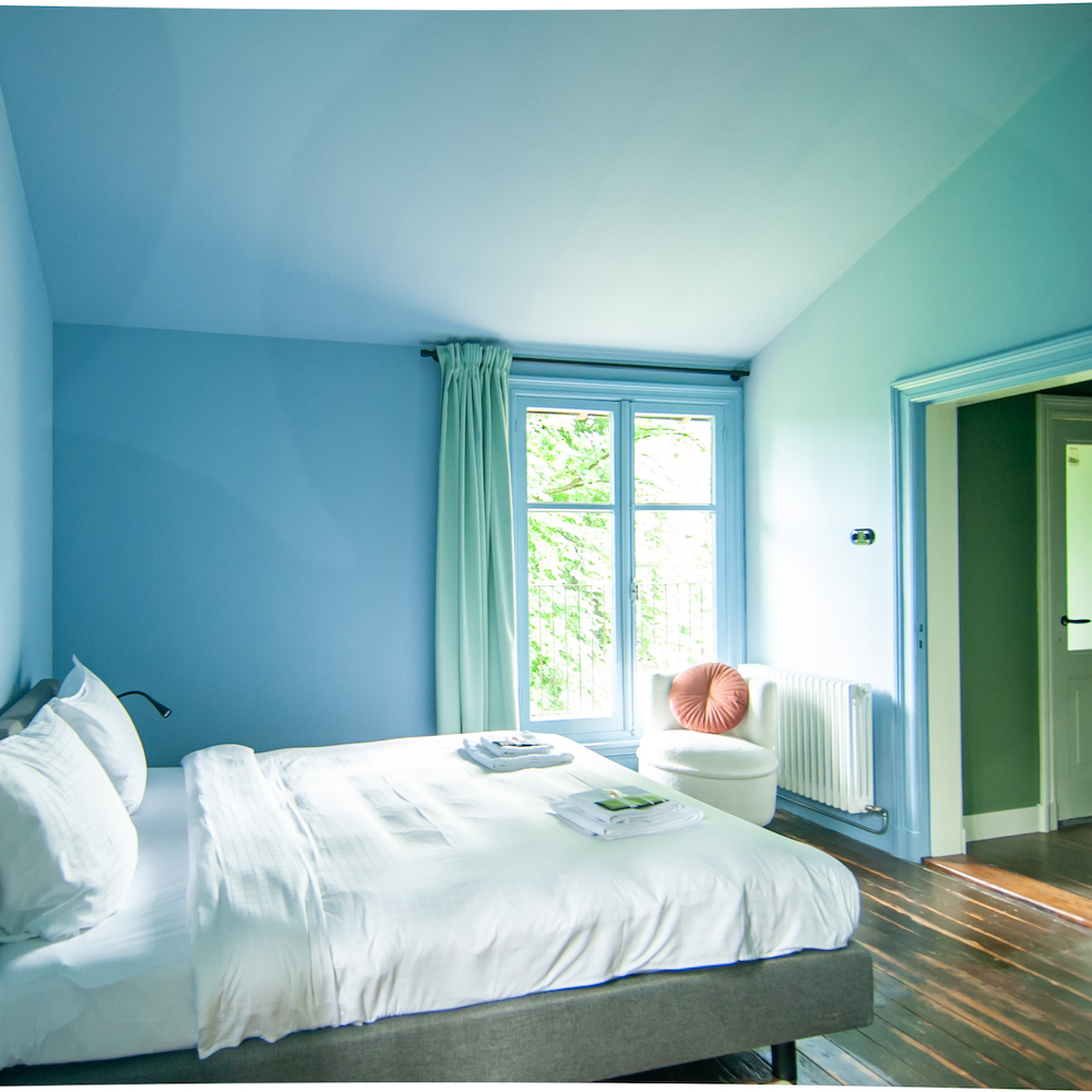 Slaapkamer in vakantiehuis bij Deventer