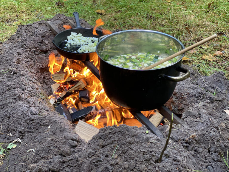 Koken op een eigen vuurtje in Drenthe