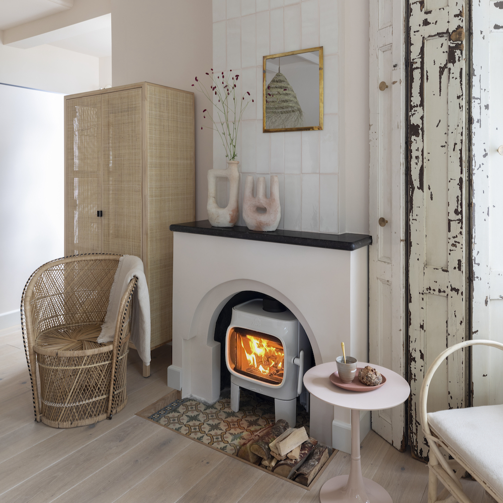 Jotul houtkachel in het vakantie appartement