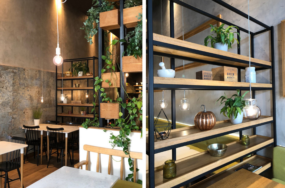 Hip restaurant in de stad Lodz