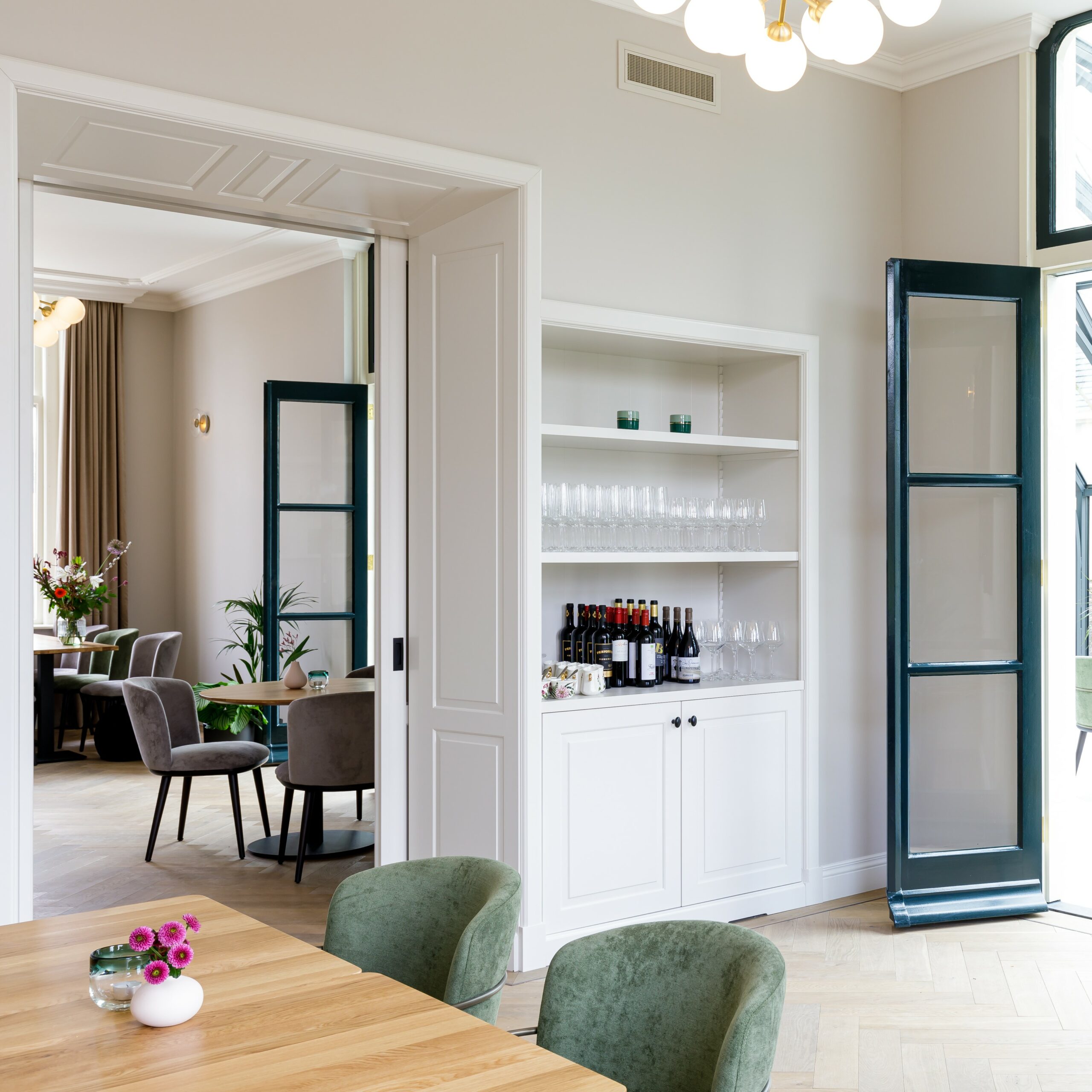 Restaurant van het boutique hotel in Nieuwersluis