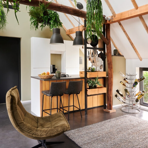 Bar in de living in de B&B