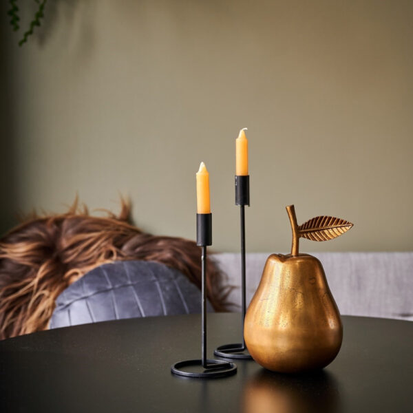 Kaarsen op tafel in de B&B