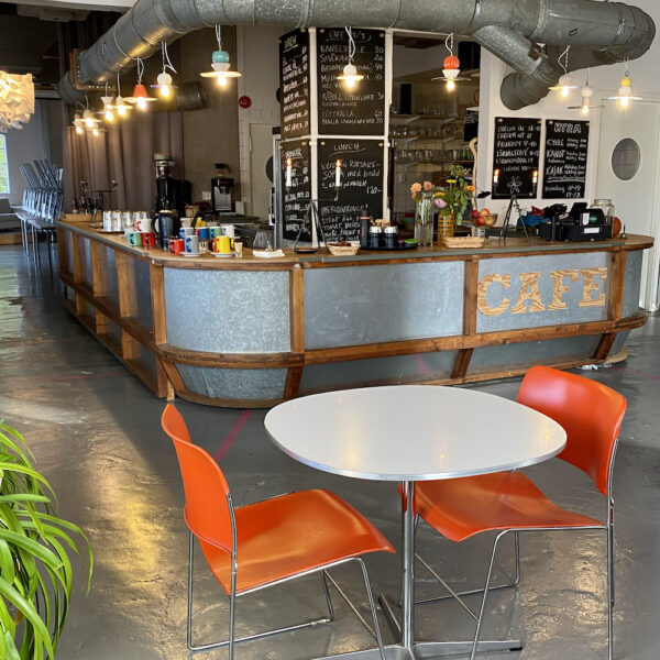 Cafe in een graansilo