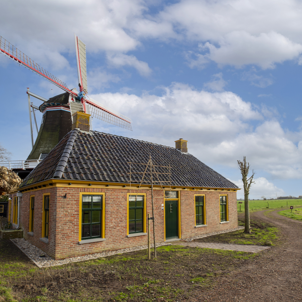 Vakantiehuis bij een molen