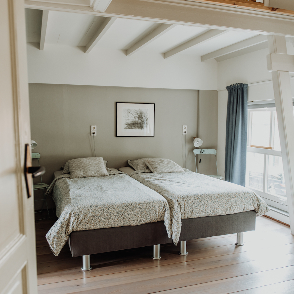 Tweepersoons slaapkamer in Groede