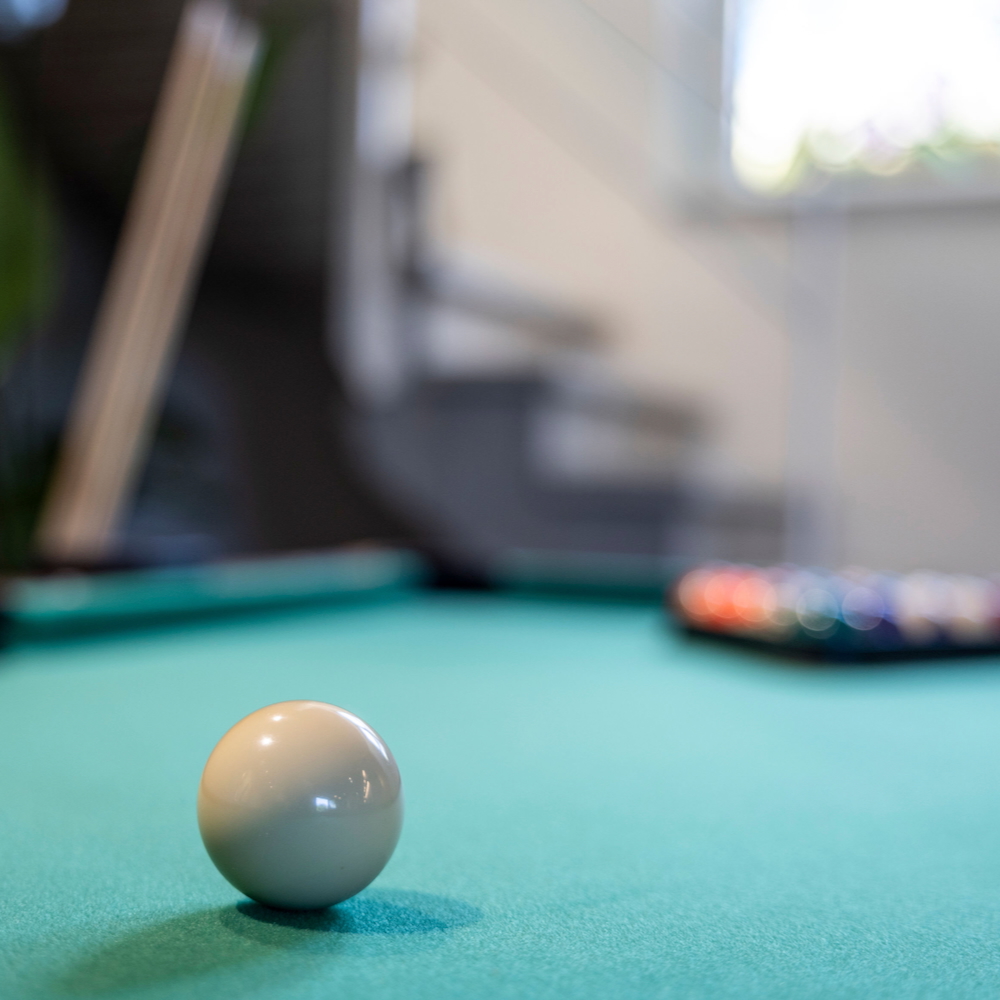 Pooltafel in vakantiehuis in de Voer streek