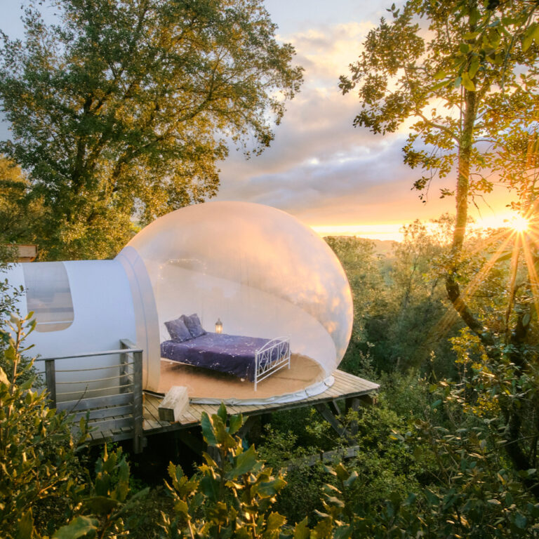 Unieke glamping in Cévennes en slapen onder de sterrenhemel