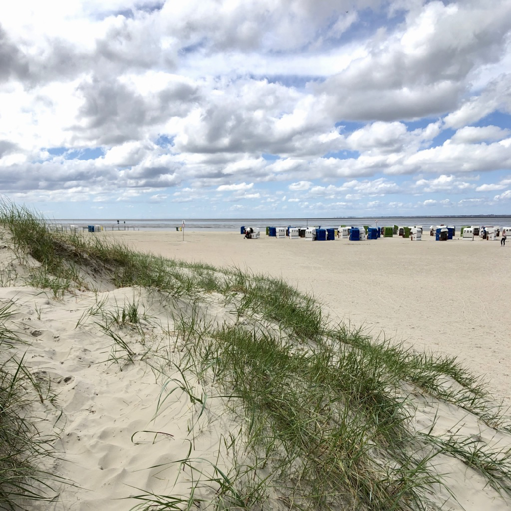 Strandhäuschen am Meer