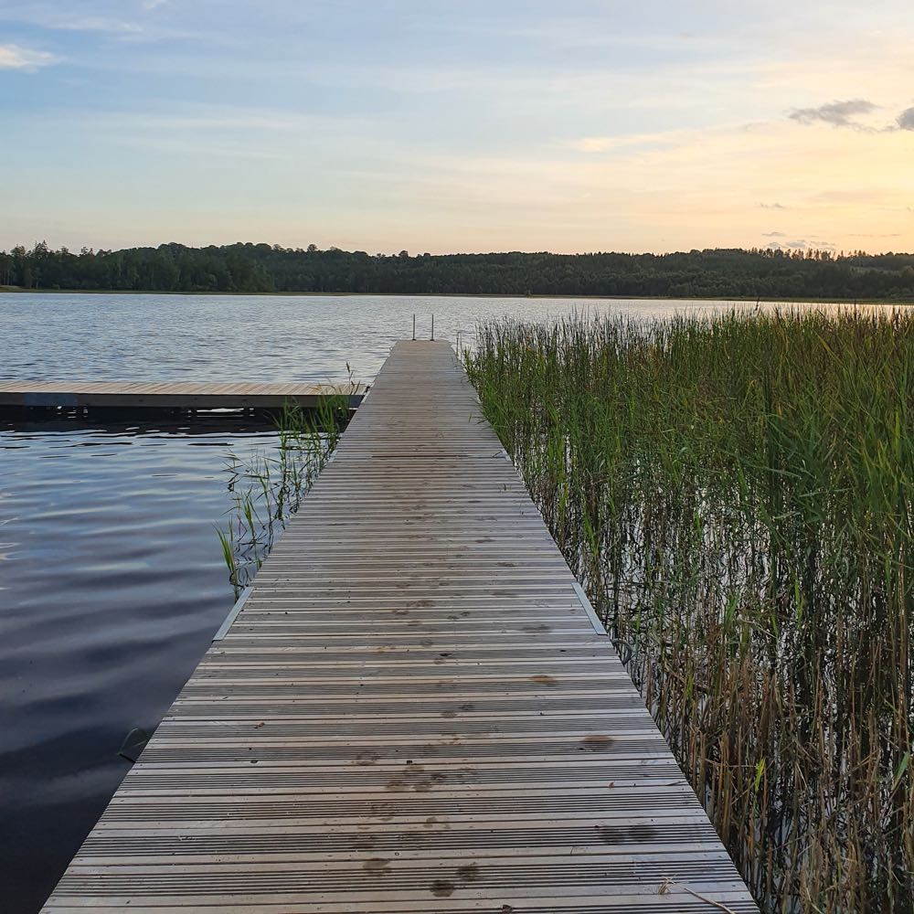 Steg am See Ferienhaus Schweden Smaland