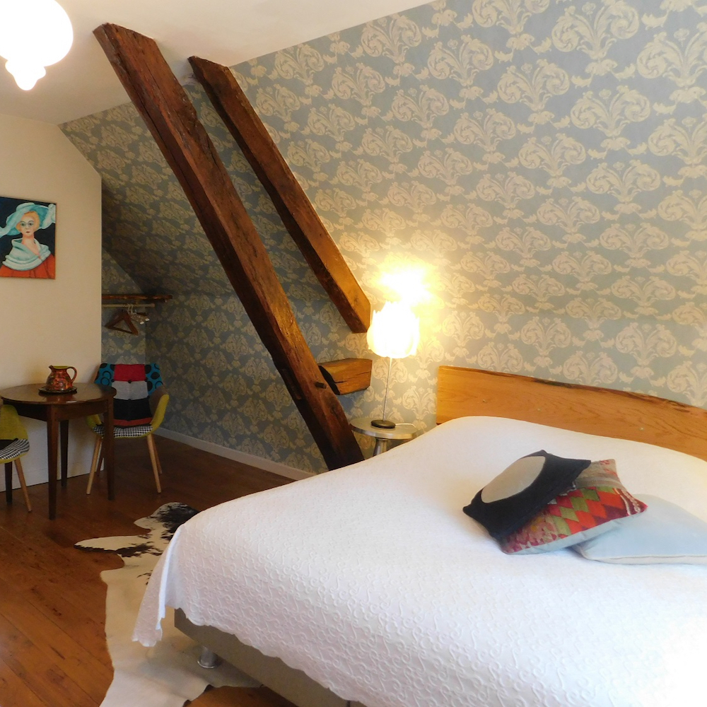 B&B-Zimmer im La Maison du Cerf