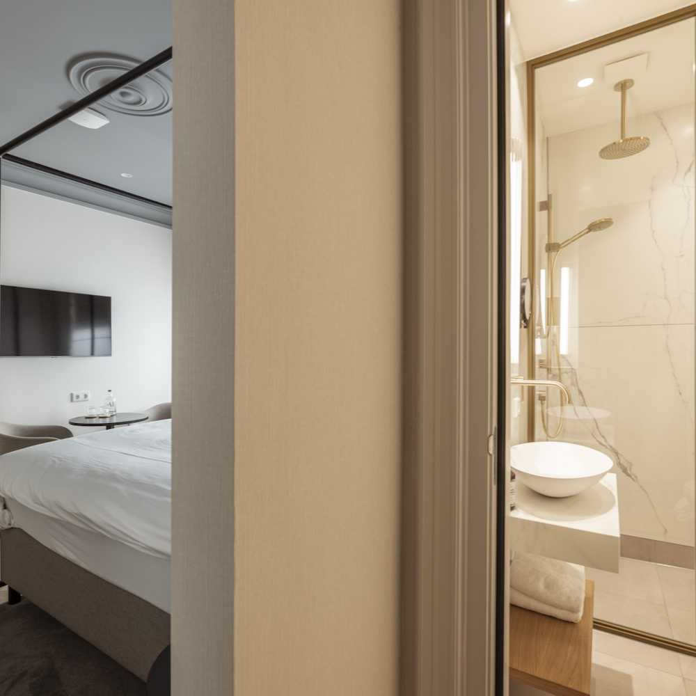 Badezimmer in der Suite