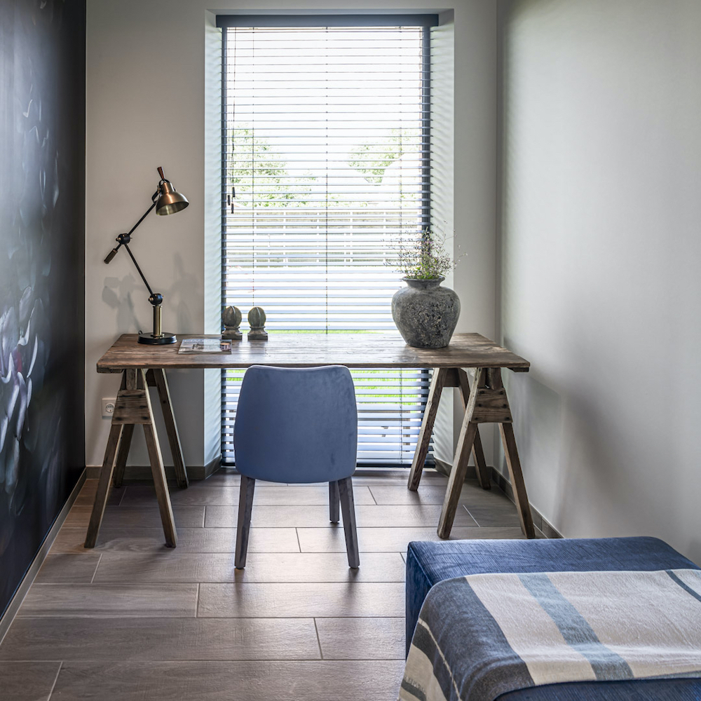 Arbeitsplatz in einem der B&B-Zimmer