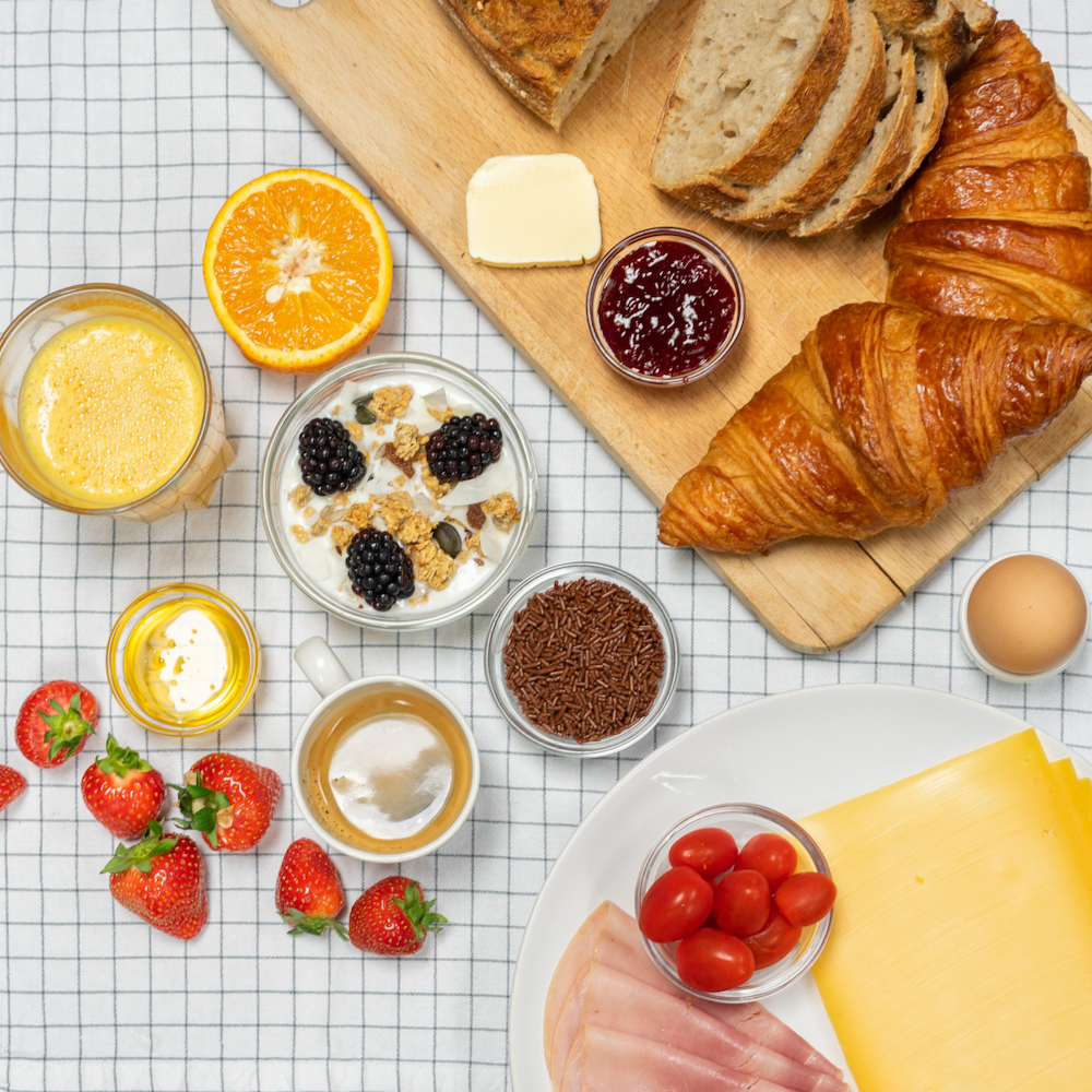 Frühstück an Bord
