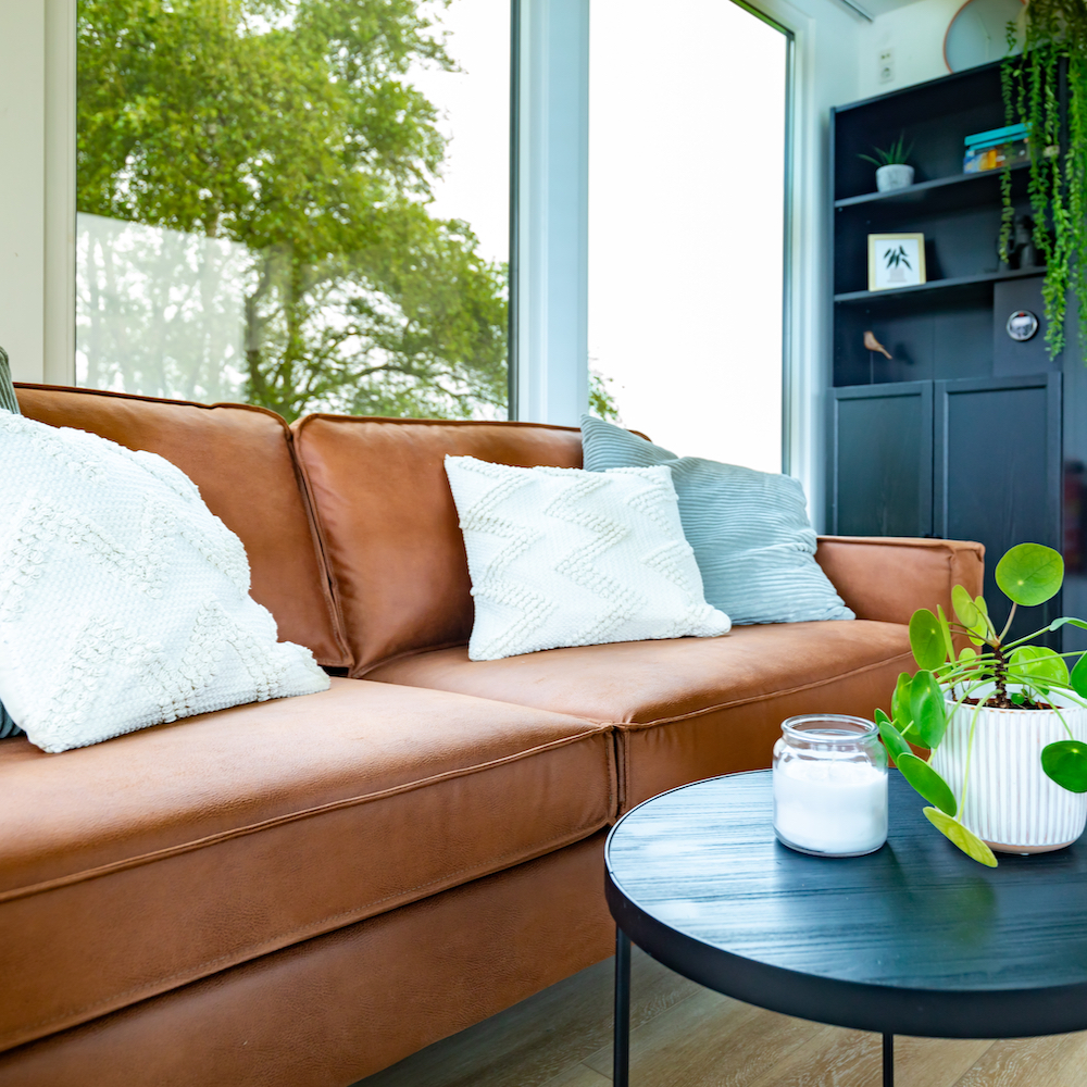 Sitzecke im Segelferienhaus