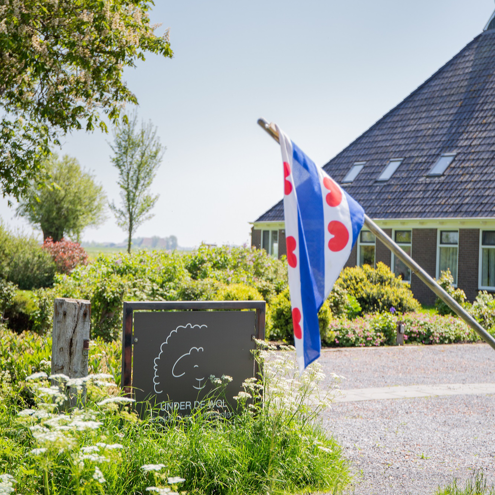 Friesische Flagge Bauernhof Wohnungen